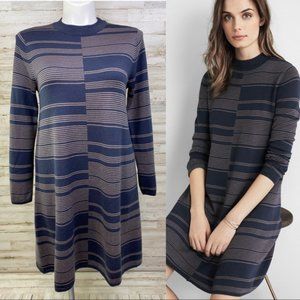 Garnet Hill Eco Merino Trapeze Sweater Dress M